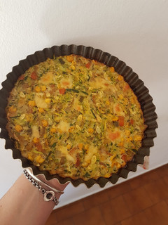 Una foto de Budín de verduras