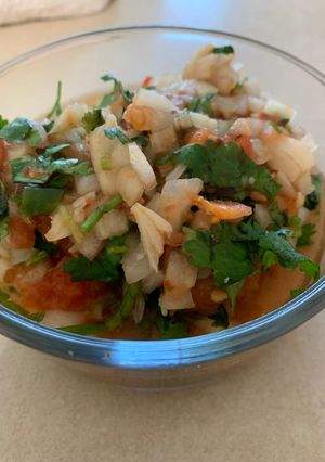 A picture of Bihar ki famous Roasted Tomato chutney.