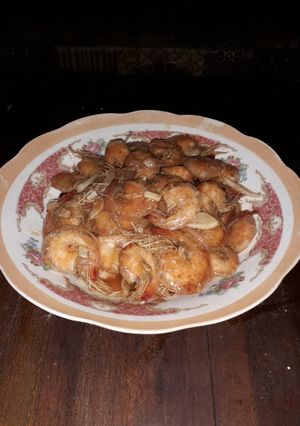 Foto resep Spicy lemon sauce shrimp (udang lemon)
