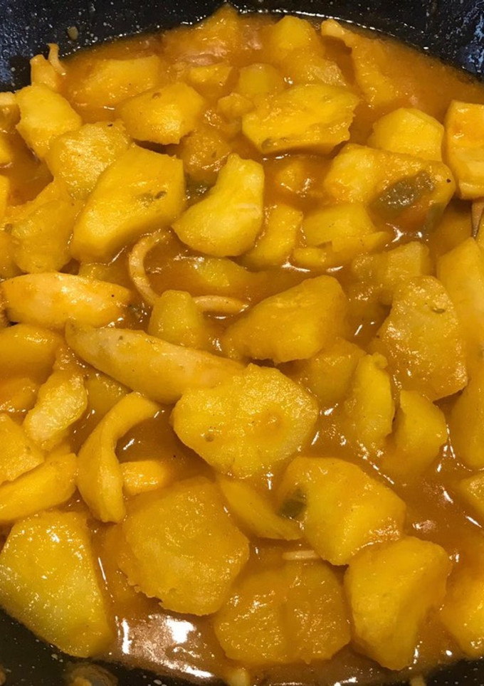 Una foto de Papas con choco
