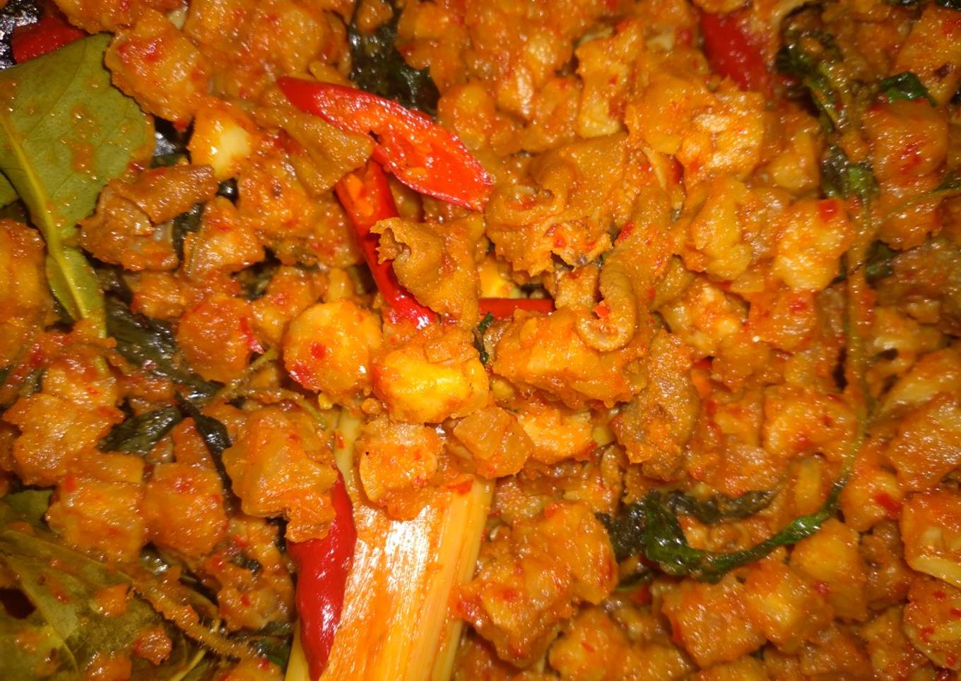 Oseng tempe usus