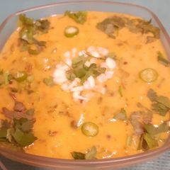 A picture of Vegan Curd Pithala ---- Using Curds Made From Soy Milk & Protein Rich Besan.