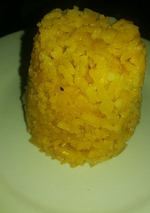 Una foto de Arroz amarillo