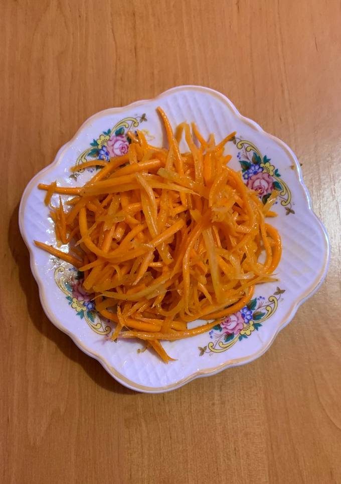 Морква по-корейськи