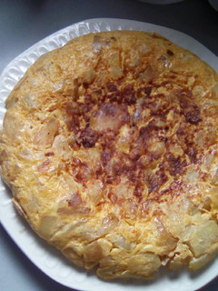 Una foto de Tortilla de patata y calabacín