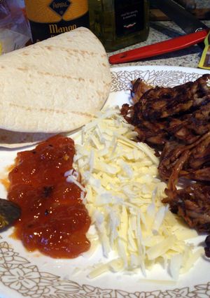 A picture of EASY/ TASTY Pork Tortillas..