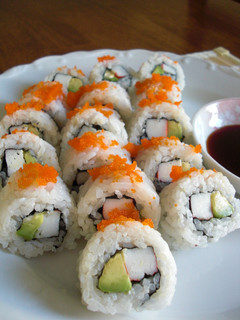 A picture of Restaurant-style California Roll.