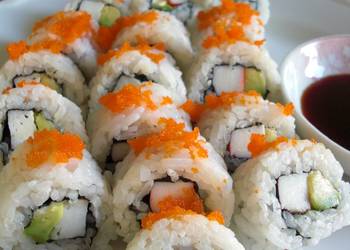 Easy Recipe Restaurantstyle California Roll Most Delicious