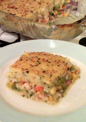 A picture of Vickys Creamy Vegetable Pie, GF DF EF SF NF.