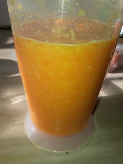 Una foto de Licuado refrescante Naranja y zanahoria