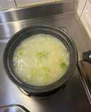 青菜蛋粥