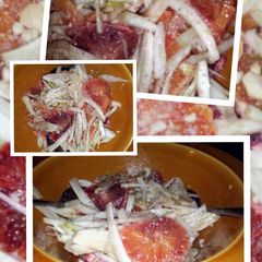 A picture of AMIEs FENNEL, ORANGE & HAZELNUT salad.
