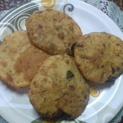 A picture of Kachori (green peas kachori).