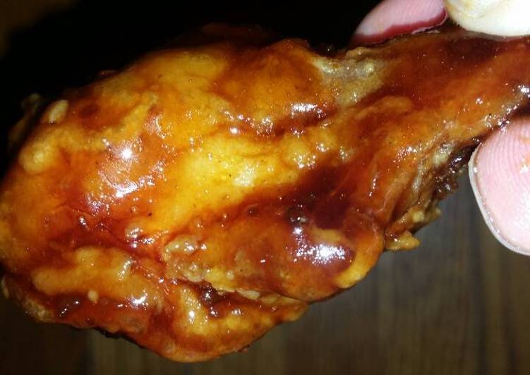 How to Make Quick Oh baby honey garlic Chicken wings