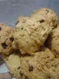 Galletas de avena con pasas y chocolate
