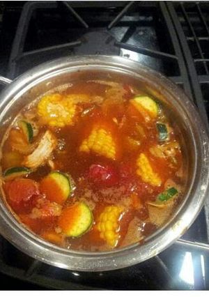 A picture of Mexican Chicken Soup.