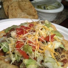A picture of Navajo Tacos.