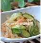 Easy Steps to Make Recipe Chinese-Style Jellyfish-Like Frozen Konyaku and Cucumber Salad that is Can Pamper Your Tongue, Really Delicious}