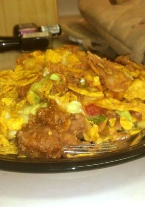 A picture of Emily's Taco Casserole.