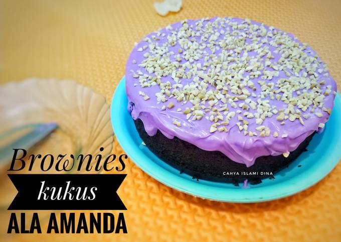 Cara Gampang Menyiapkan Brownies kukus amanda yang Enak Banget