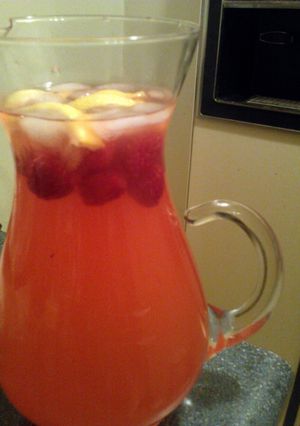 A picture of SUMMER COOLING STRAWBERRY LEMONADE.