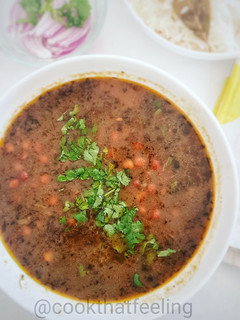 A picture of Special black chick pea curry.