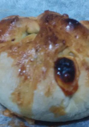 A picture of Pizza Siew Pao.