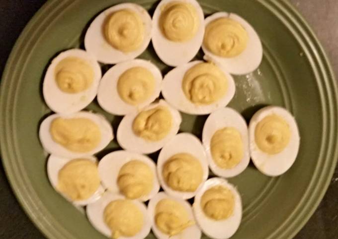 Recipe of Mario Batali Tinklee's Deveiled Eggs