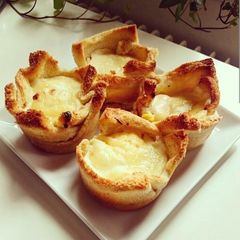 Rachel Khoo's croque madame muffins A picture of Rachel Khoo's croque madame muffins.