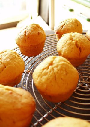 A picture of Moist Kabocha Squash Muffin.