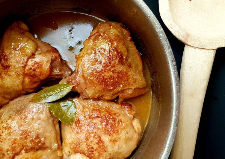 Simple Way to Make Super Quick Homemade Simple Chicken thighs