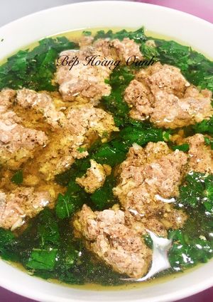 Hình của món Canh Cua Rau Đay.