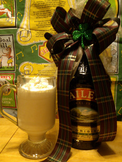 A picture of Bailey's Irish cream milk shake.