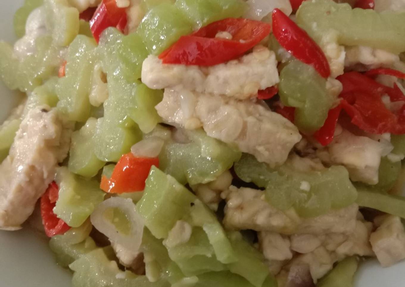 Tumis pare tempe