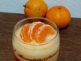 Bavaroise de mandarina saludable