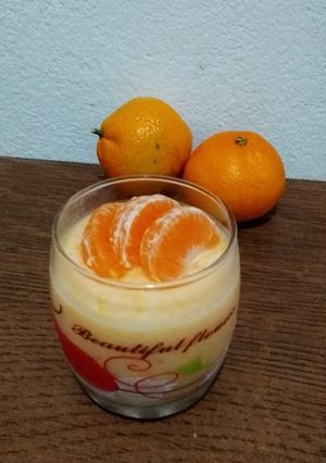 Una foto de Bavaroise de mandarina saludable
