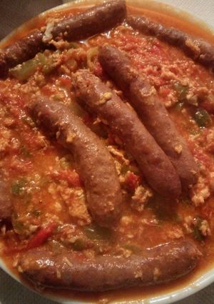 صورة لوصفة شكشوكة صوص بالمرقاز