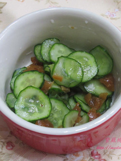 【涼拌料理】紫蘇梅漬小黃瓜 的食譜成品照片