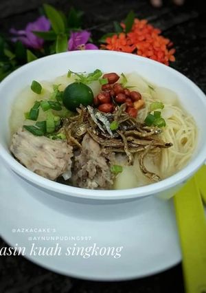 Foto resep Mie soa kuah singkong