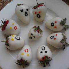 A picture of Ladybirds Ghost Strawberries.