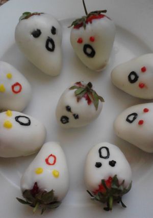 A picture of Ladybirds Ghost Strawberries.