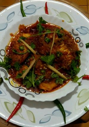 A picture of Kadai prawn.