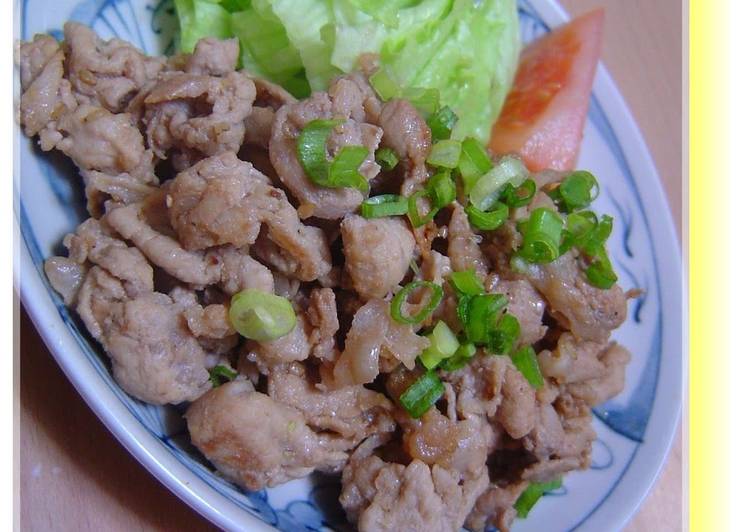 Steps to Prepare Quick Refreshing and Delicious Stir-Fry with Pork Offcuts