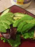Open Face BLT with Caramelized Bacon n Guac