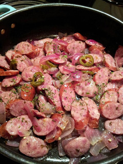A picture of Sweet & Spicy Kielbasa.