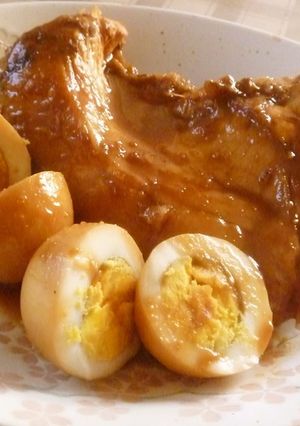 A picture of Amberjack Simmered in Miso.