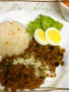 A picture of Eggplant and Ground Pork Curry.