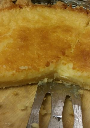 A picture of Christi's Buttermilk Pie.