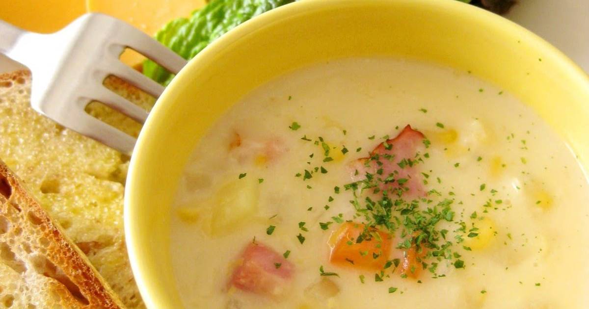 Corn Potage with Lots of Vegetables Recipe by cookpad.japan Cookpad