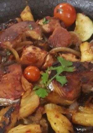 A picture of Healthy Hacks - All Natural Salsa Tuna Mackerel.